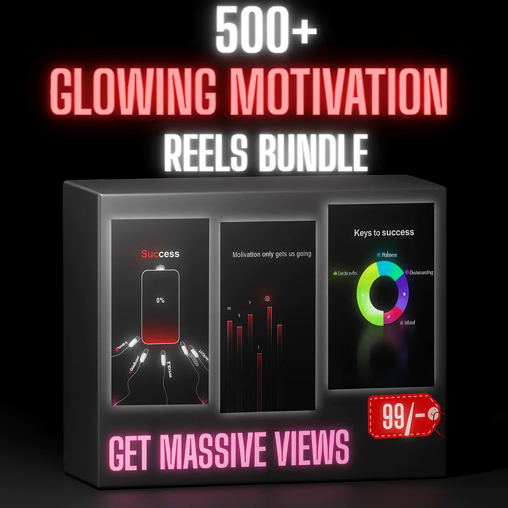 Ultimate 500+ Glowing Motivation Reel Bundle – Instagram/TikTok/SnapChat Ready - Image 2