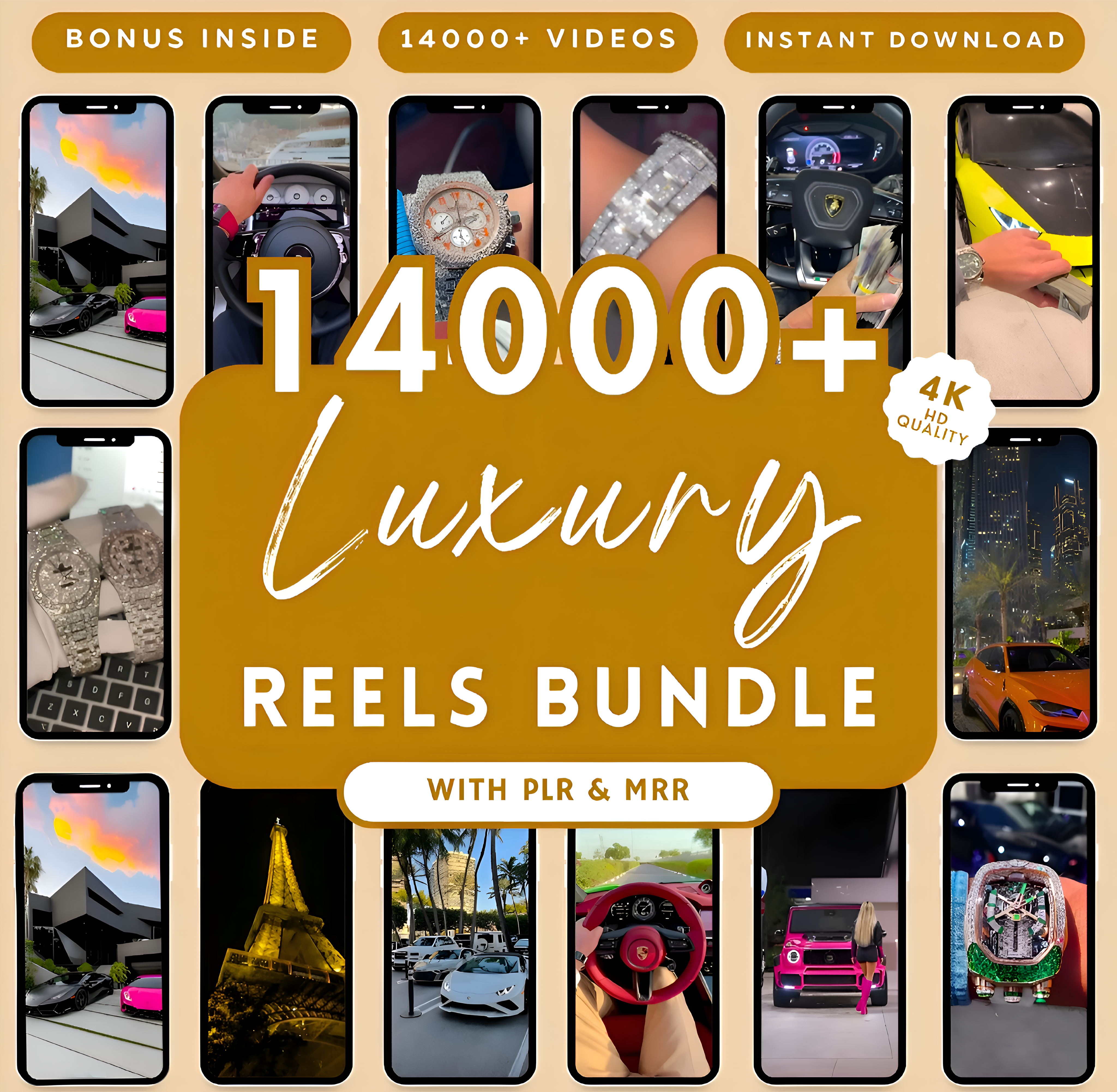 14000+ Luxury Reels Bundle