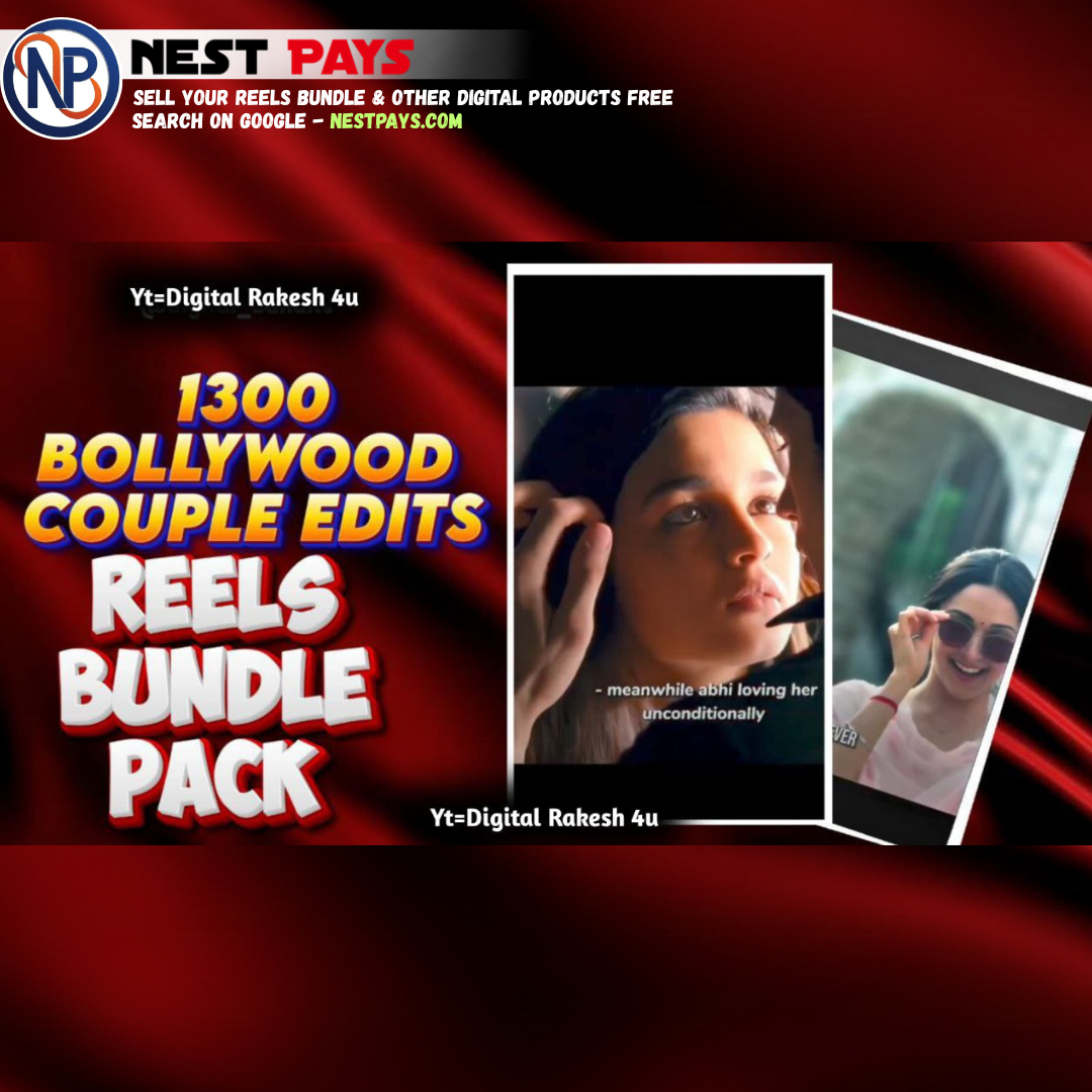 Bollywood Couple Edits Reels Bundle