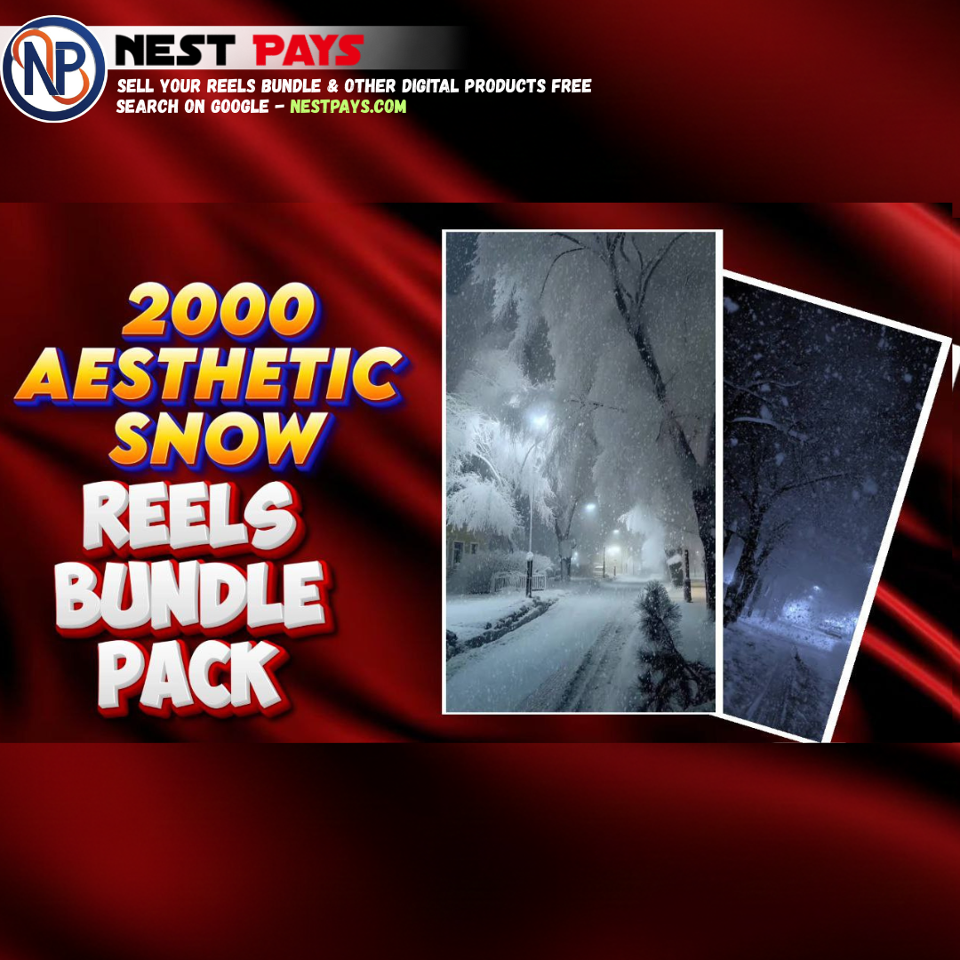 Aesthetic Snow Reels Bundle