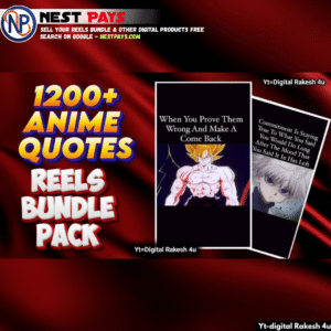 Anime Quotes Reels Pack