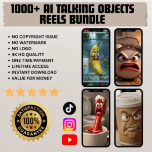 1000+ Ai Talking Objects Reels Bundle : Extra Bonus Bundles