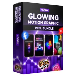 Glowing neon motivation reels