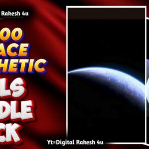 1000 space aesthetic reel bundle pack