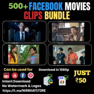 Facebook Movie Clips reels bundle Pack