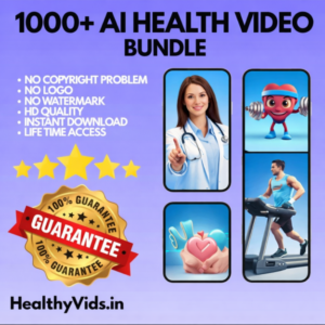 😈1000 + AI health video bundle in just 99😈