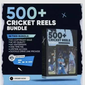 Cricket reels bundle