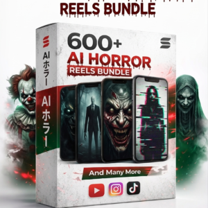600+ Ready-to-Post AI Horror Reels (No Editing Required! 👻)