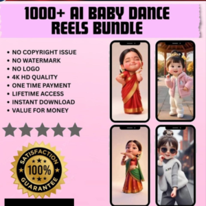 1000+ AI Baby Dance Viral Reels Bundle