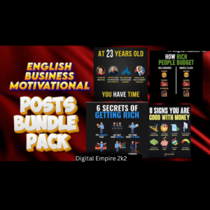 Business Motivational Posts Bundle