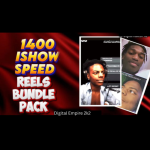 1400+ IShowSpeed Viral Reels Bundle – Gaming Reaction Content Pack