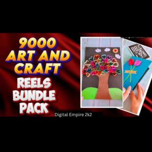 9000+ Art & Craft Reels Bundle – DIY Viral Content Pack
