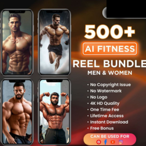 500+ AI Fitness Reels Bundle 💪🔥