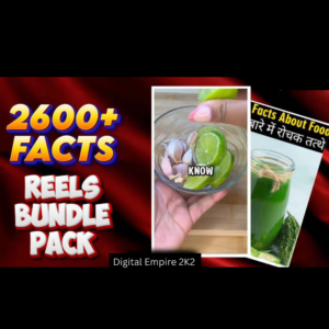 2600+ Viral Facts Reels Bundle 🤯🔥