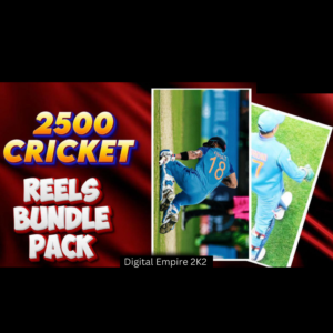 2500+ Cricket Reels Bundle 🏏🔥