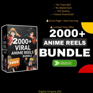 2000+ Viral Anime Reels Bundle 🎌🔥