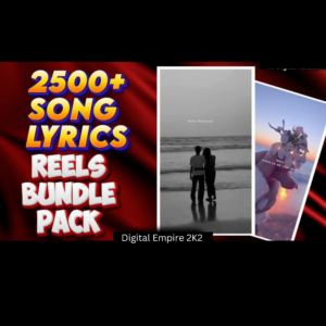 2500+ Song Lyrics Reels Bundle 🎶🔥