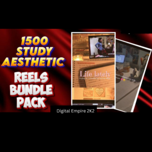 1500+ Study Aesthetic Reels Bundle 📚✨