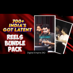 700+ India’s Got Latent Reels Bundle 😂🔥