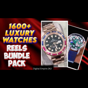 1600+ Luxury Watches Reels Bundle ⌚🔥