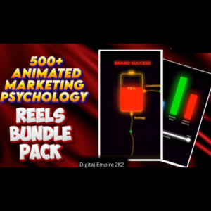 500+ Animated Marketing Psychology Reels 📊🔥