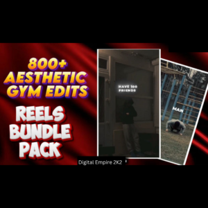 800+ Aesthetic Gym Edits Reels Bundle 💪🔥