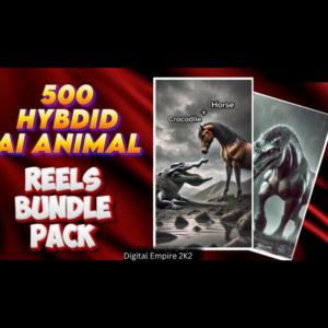 500+ Hybrid AI Animal Reels Bundle 🐉🔥