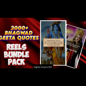 2000+ Bhagavad Gita Quotes Reels Bundle 🙏🔥