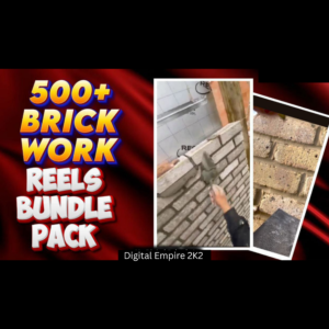 500+ Brick Work Reels Bundle 🧱🔥