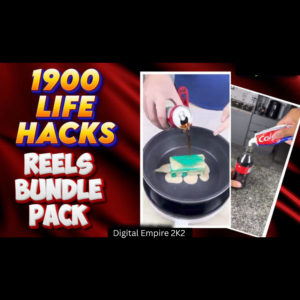 1900+ Life Hacks Reels Bundle 🔥