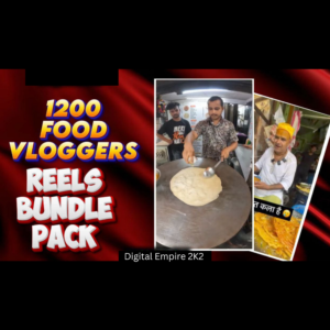 1200+ Food Vloggers Reels Bundle 🍔🔥