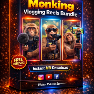 Monkey vlogging reels bundle