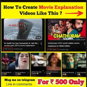 Movies Explanation Course Without Copyright
