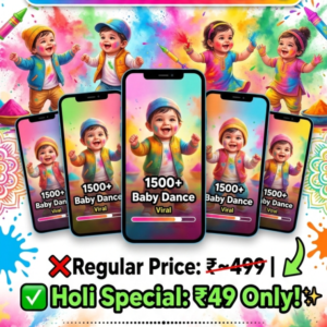 🚀1500+ AI BABY DANCING REELS🚀