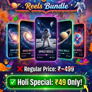 2000+ Space content reels bundle