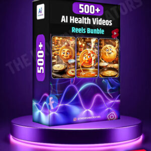 🔥 500+ AI Health Reels Bundle – Ready-to-Post Viral Health Content Pack