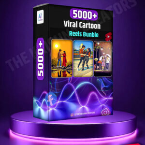 🔥 5000+ Viral Cartoon Reels Bundle – Ready-to-Upload Trending Content Pack