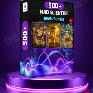 500+ Mad Scientist Motivational Reels Bundle – Viral & High-Energy Content Pack