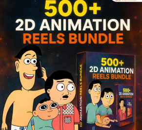 2D Animation Cartoon Reels Bundle Pack - Professional Animator Toolkit
