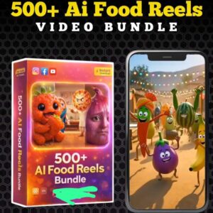 500+ AI FOOD REELS BUNDLE 🚀