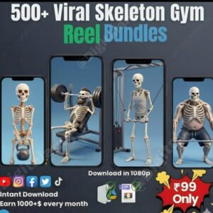 500+ AI SKELETON 🩻 REELS BUNDLE 🚀