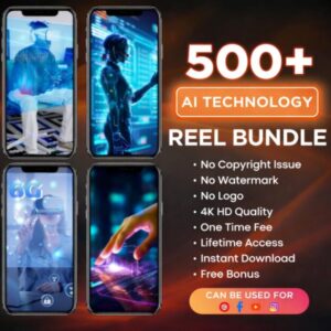 500+ AI Technology Viral Reels Bundle |