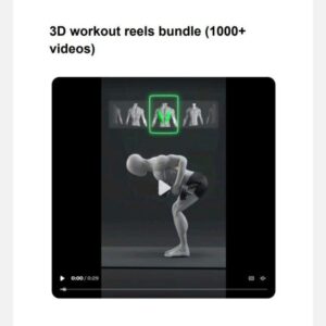 Boys' 3D Animated work out reel Bundle