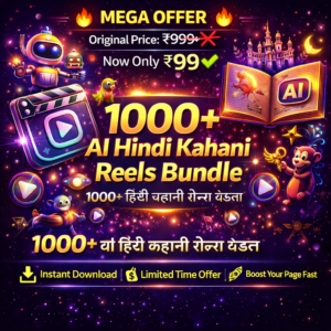 1000+ HINDI KAHANI REELS BUNDLE