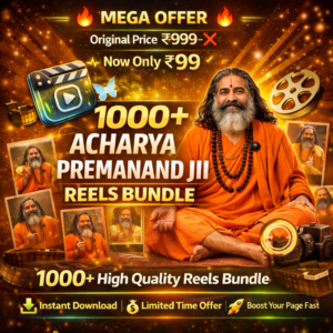 1000+ Acharya Premanand Jii reels bundle