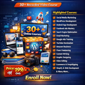 Freelancing & Digital Marketing Master Course Bundle. Mega course bundal