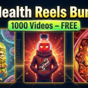 1000+ viral AI health reels bundle