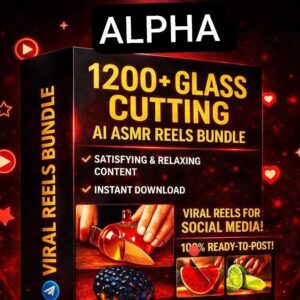 1200+ glass cutting Reels Bundle
