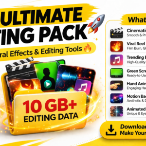 10GB+Video Editing Assets Used by Top Creators— All with One Editing Bundle