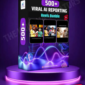 🔥 500+ Viral AI News Reporting Reels Bundle – Ready to Post Content Pack 🔥